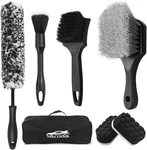 7PCS Car Wheel Kit, Tire Brush, Cleaner Soft-bristled Rim. Fixed Price $27.98.