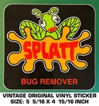 Splatt Bug Remover - Vintage Original Vinyl Decal Sticker Automotive Products. Fixed Price $7.98.