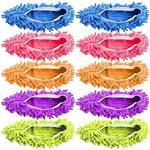 Tamicy Mop Slippers Shoes 5 Pairs 10 Pieces - Microfiber Cleaning House. Fixed Price $11.59.