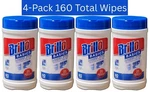 Brillo Basics Glass & Mirror Cleaning Wipes 4 Pack (160 Total) Streak Free. Fixed Price $24.81.