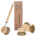 Kitchen Scrub Brush For Dishes - Hard Bristles, Natural Compostabl.... Fixed Price $25.84.