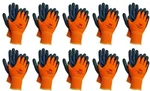 3M Nitrile Rubber Coated Nylon Work Gloves, Thin, Washable Bulk 10 Pack Orange. Fixed Price $33.23.