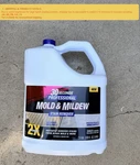 2.5 Gal Professional Outdoor Cleaner Mold And Mildew Stain Remover 30 Seconds. Fixed Price $38.00.
