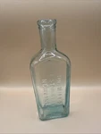 Antique Dr Miles Restorative Nervine Medicine Bottle Clean Aqua Glass 8.25 X 3. Fixed Price $10.99.
