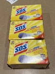 12X S.o.s. 98041 Steel Wool Pads - Reusable Soap Filled Anti Rust Protection Sos. Fixed Price $19.99.