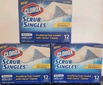 Lot Of 3 Clorox Scrub Singles Bathroom Rain Clean Scent! Please Read Description. Fixed Price $94.99.