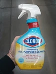 Clorox Crisp Lemon Scent Bleach Free Disinfecting All-purpose Cleaner 32 Oz.. Fixed Price $9.98.