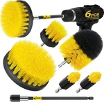 Holikme 6PACK Drill Brush Power Scrubber Cleaning Extended Long Attachment. Fixed Price $13.29.