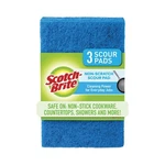 Scotch-brite Non-scratch Scour Pads, 3 X 6, Blue, 10/CARTON. Fixed Price $37.62.