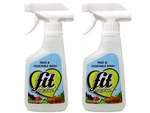 Fit Organic Fruit And Vegetable Wash Spray Bottle White, Clear, 12 Fl Oz Pack. Fixed Price $20.70.