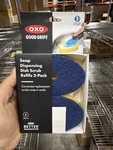 New Oxo Good Grips Soap Squirting Dish Scrub Refills 2-PACK Antibacterial. Fixed Price $9.99.
