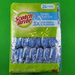 Scotch Brite Blue Non-scratch Scrub Sponges 24 Pack 3M Individually Wrapped New.. Fixed Price $23.95.