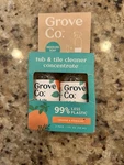 Grove Co. Tub & Tile Cleaner Concentrate Orange Rosemary 2 Pack. Fixed Price $9.65.