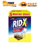 Rid-x Septic Treatment, 5 Month Supply Of Powder, (49 Oz.) Free Shipping Ridx. Fixed Price $27.56.