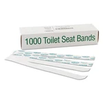 Bagcraft Sani/shield Printed Toilet Seat Band, 16X1.5, Blue/white, 1,000/CARTON. Fixed Price $32.49.