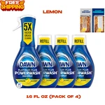 Dawn Platinum Powerwash Dish Spray, Soap, Lemon Scent Refill, 16 Oz, Kit. Fixed Price $24.46.