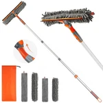Eazer 65'' Squeegee Window Cleaner 2 1 Rotatable 65IN, Orange. Fixed Price $55.35.