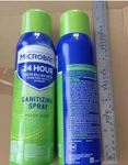New Microban 24 Hour Disinfectant Sanitizing Spray 15 Oz Cans Fresh Scent. Fixed Price $18.00.