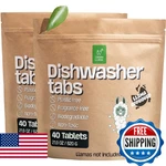 Green Llama Dishwasher Tablets (80 Count, 2 Packs): Fragrance-free, Pva-free,. Fixed Price $77.27.