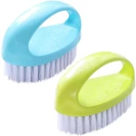 2 Pack Scrubbing Brushes For Cleaning, Heavy Duty Nylon Stiff Bri.... Fixed Price $13.56.