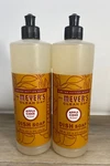 Mrs. Meyer's Apple Cider Dish Soap 16 Fl Oz Clean Day Limited Edition Lot Of 2. Fixed Price $13.97.