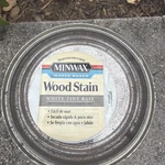 Minwax Water Based Wood Stain, White Tint Fast Drying Easy To Use - 1 Quart. Fixed Price $15.00.