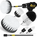 Holikme 6PACK Drill Brush Power Scrubber Cleaning Extended Long Attachm.... Fixed Price $20.85.
