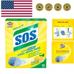 Steel Wool Soap Pads, Lemon Fresh, 10 Count. Fixed Price $7.99.
