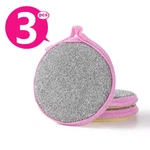 3PCS Double Side Sponge Brush Pan Pot Clean. Fixed Price $10.10.