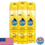 Pledge Enhancing Polish Spray, Lemon, 9.7OZ (3-PACK) Wood & Stainless Steel. Fixed Price $18.26.