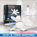 2-IN-1 E27 Socket Light With Remote Screw Ceiling Fans Led Bulb. Fixed Price $20.26.