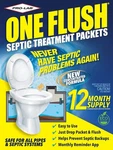 One Septic Tank Treatment Packets, 1-YEAR Supply Of Easy-flush.... Fixed Price $27.42.
