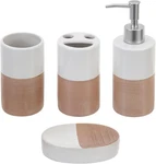 My Soap Dispenser And Toothbrush Holder Set, Ceric Bathroom. Fixed Price $32.99.