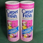 Carpet Fresh Country Potpourri Rug & Room Deodorizer With Baking Soda 14OZ Qty 2. Fixed Price $16.00.