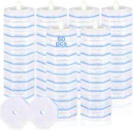 60 Count Disposable Toilet Refills For Wand, 5X Cleaning Power Scrub. Fixed Price $50.09.