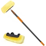 Car Wash Brush, 16FT Telescopic With Long Handle, 12-INCH Soft.... Fixed Price $79.86.