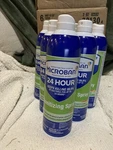 Microban Citrus Scent 24 Hour Disinfectant Sanitizing Spray 15FL Oz, 6 Cans. Fixed Price $37.95.