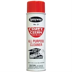 Sprayway Inc. Crazy SW031 All Purpose Cleaner, 20 Oz Aerosol Can, White Fo. Fixed Price $15.95.