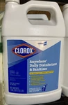 Clorox Pro Anywhere Daily Disinfectant & Sanitizer 1 Gallon Food Grade Safe Use. Fixed Price $35.00.