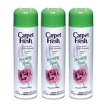 Carpet No Vacuum Freshener And Deodorizer Spray, Morning Rain (3 Pack). Fixed Price $34.43.