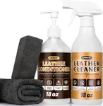 Leather Cleaner And Conditioner KIT-2 18OZ Care For Seats,. Fixed Price $34.55.
