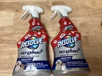 Lot Of Resolve Pet Expert Stain And Odor Remover Spray (22 Fl Oz Each Bottle). Fixed Price $26.00.