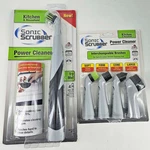 Kitchen Household Sonic Scrubber Power Cleaner 4 Extra Brushes New. Fixed Price $36.00.