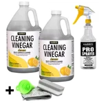 Harris Vinegar Cleaner 128OZ. 2PACK, Spray Bottle 32OZ, Cloth, Sponge & Funnel. Fixed Price $39.97.