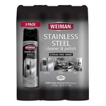 New ! 3 X 17 Oz Weiman Stainless Steel Cleaner & Polish Streak Free Shine. Fixed Price $27.98.
