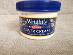 Wrights By Weiman Silver Cream With Polishing Sponge (8OZ). Fixed Price $15.00.