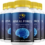(5 Pack) Capsules Natural Blend Memory Focus Support. Fixed Price $57.77.