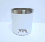 Yeti Rambler 10 Oz Lowball White Stainless Steel Coffee Mug. Fixed Price $15.00.