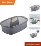 Portable Plastic Cleaning Organizer - 1.85 Gallon Caddy With Comfortable Handle. Fixed Price $32.29.