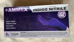 Ammex Indigo Powder Free Nitrile Exam Gloves Latex Large AINPF46100. Fixed Price $23.96.